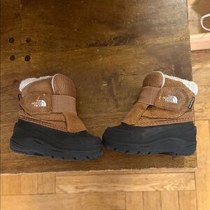 The North Face Brown and Black Toddler Winter Boots